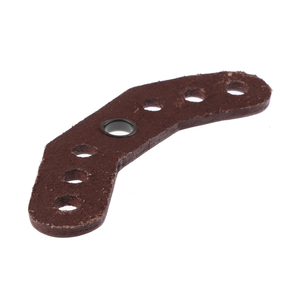 Wrist Strap Archery Bow Wrist Sling Leather Yoke Bracket Mount Black Brown Outdoor Tactical Hunting Belt Accessories