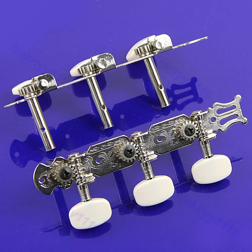 

2pcs Classical Guitar Tuning Pegs Keys Machine Heads Tuner Rubber Single Port