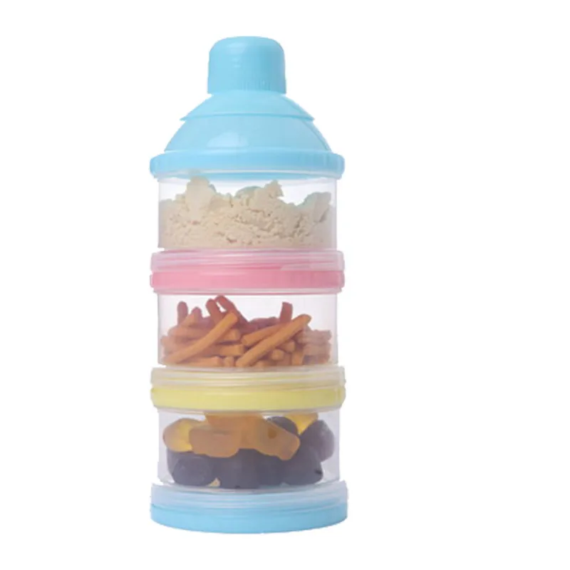 3 Слои Портативный контейнер детское питание молока для кормления дозатор порошка бутылочки сетки ящик для путешествий продукты