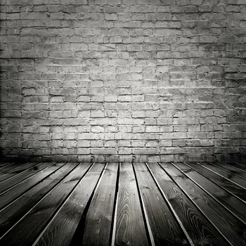 

Laeacco Photography Backdrops Old Interior Brick Wall Wooden Floor Scene Baby Photographic Background Photocall For Photo Studio