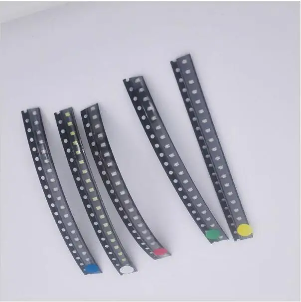 100 шт./лот 0805 SMD Светодиодная упаковка красный белый зеленый синий желтый|0805 smd