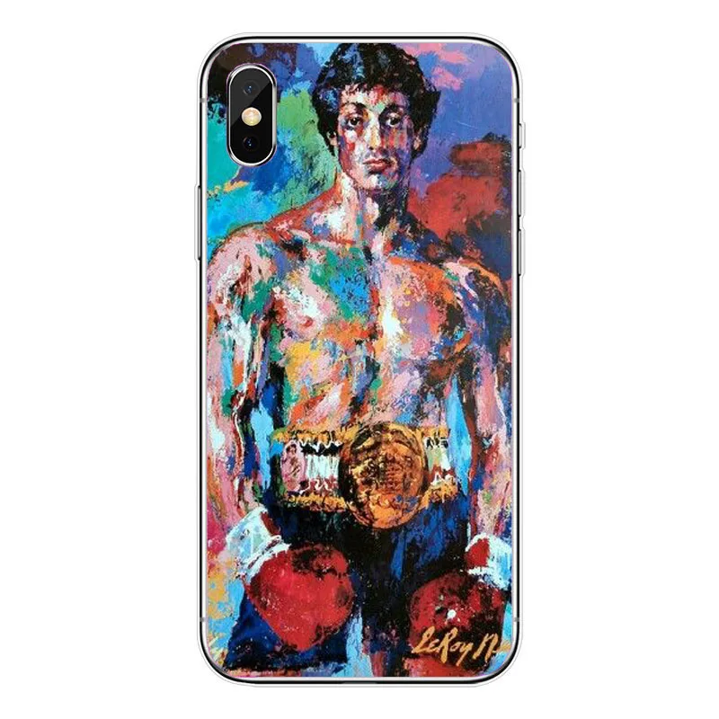 Тонкий чехол для телефона в стиле тайского бокса для iPhone XS Max 8 8Plus 7 6 6splus SE 5S X персональный чехол с пандой из мультфильма - Цвет: TPU