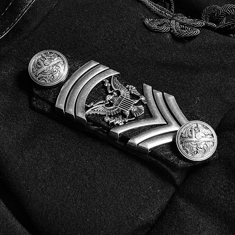Женское пальто в стиле стимпанк Осеннее армейское Харадзюку готическом рок с