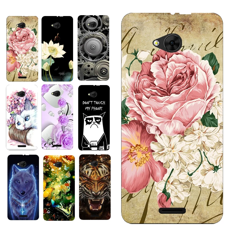 

For BQ 5340 Romantic Luxury Flora Case Cover for BQ-5340 Choice Cover Bag Cases Shell Housing