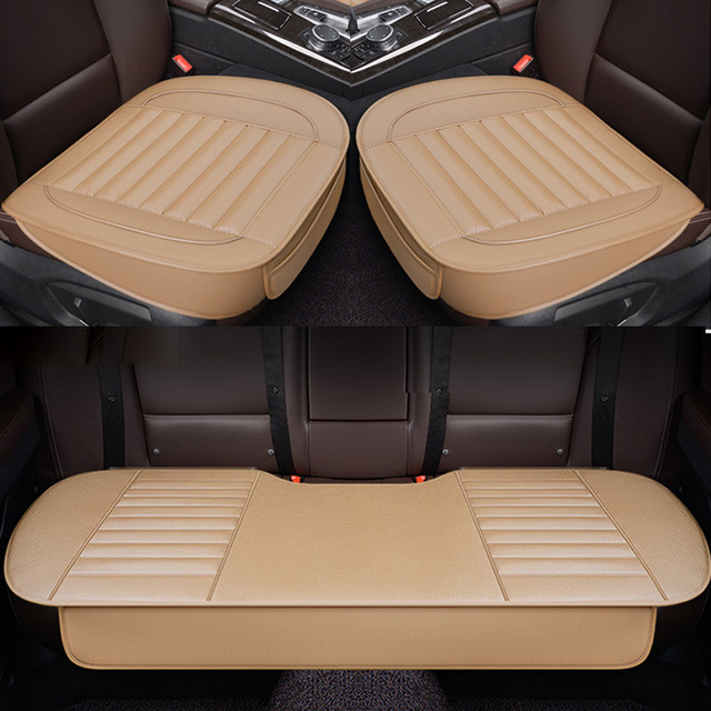 Car Seat Cover PU Leather Auto Car Seat Cushion Automotives Seat Covers Front Rear Seat Cover Car Interior Accessories