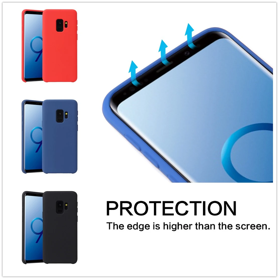 

Galaxy Note 9 Case Note 8 Silicona Fundas for Samsung S9 S8 Plus Calidad Superior S7 Edge Plain Phone Cover A7 A9 A6 2018 Shells