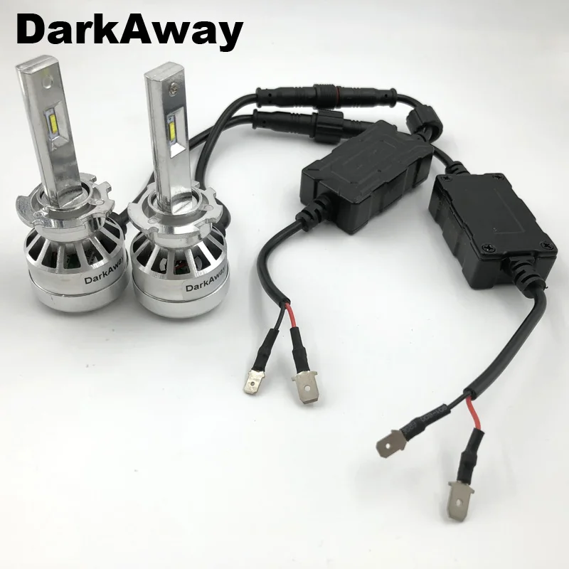 Darkaway 72W фары для 16000Lm D1S светодиодный лампы D1R D1C D2S D2R D2C D3S D3R D3C D4C D4R D4S фары велосипеда лампы 12V 24V белый 6000K