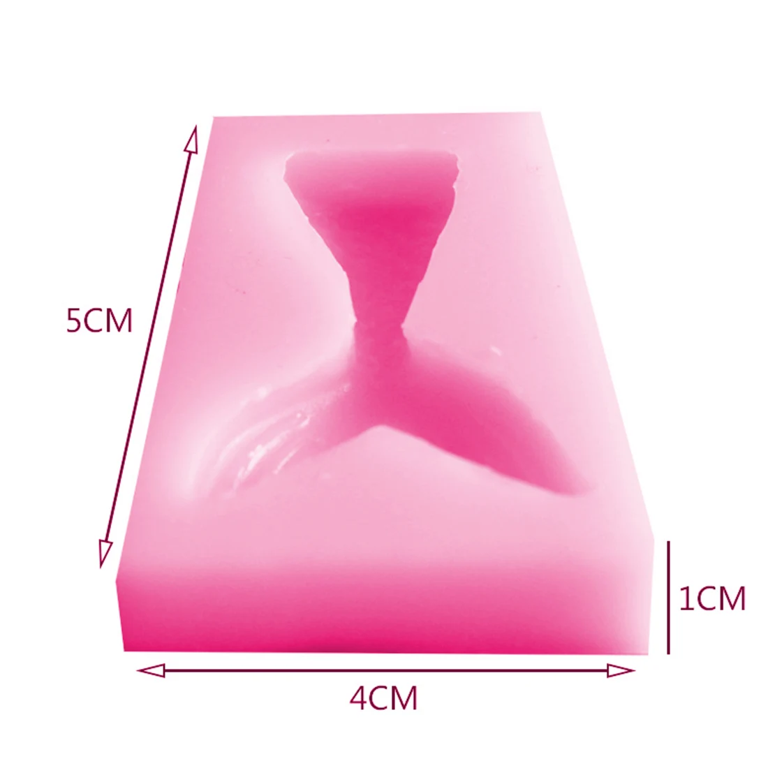 5x4x1 см силиконовая форма в виде хвоста русалки помадка кекс украшения торта выпечки инструменты ручной работы мыло Плесень рыба вилка хвост