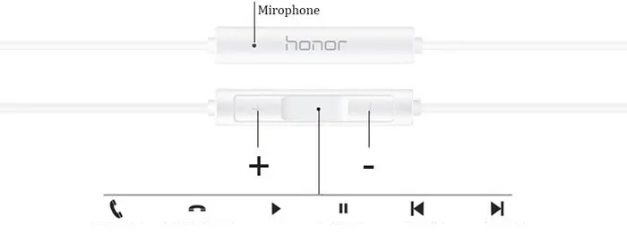 Honor type-C наушники-вкладыши проводные наушники AM33 Голосовое управление с микрофоном для Mate10 V20 P20 Mate10 Pro