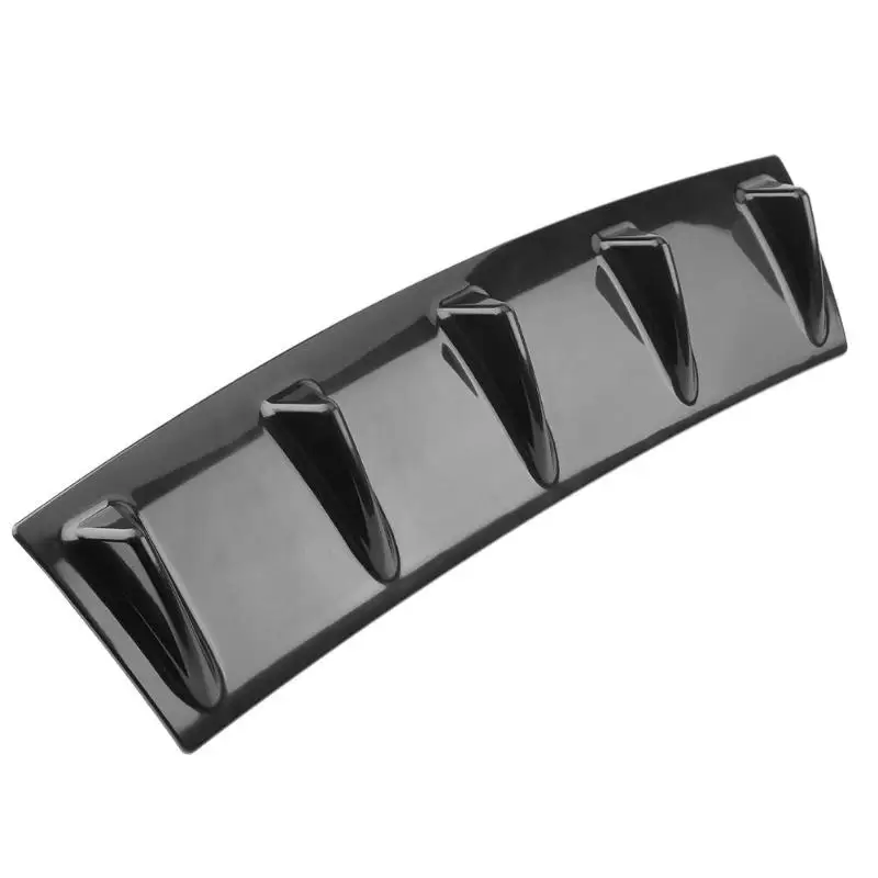 

VODOOL ABS Car Auto Replacement Parts Bumpers 23x5.7in Universal ABS Car Lower Rear Body Bumper Lip Diffuser Spoiler