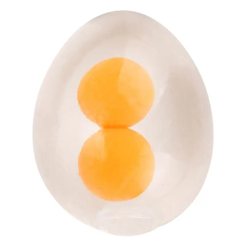 Забавный яичный Мячик с водой внутри игрушки для снятия стресса яичного желтка Мячи игрушка-давилка для детей средство от тревожности