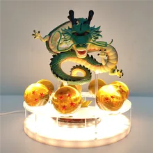 Dragon Ball Shenron хрустальный шар светодиодный DIY ночной Светильник Dragon Ball Z лампа USB power Shenlong Dragon Ball Super Lampara модель игрушек