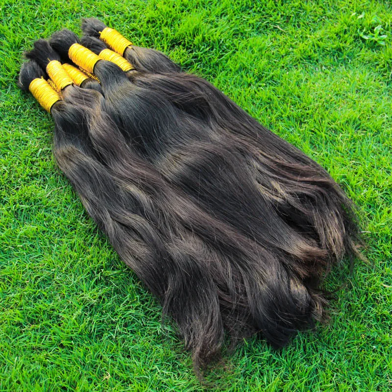 Indian Virgin Hair Straight Wholesale No Tangle Indian Hair Braid 100% Raw human hair Weave 8A ...