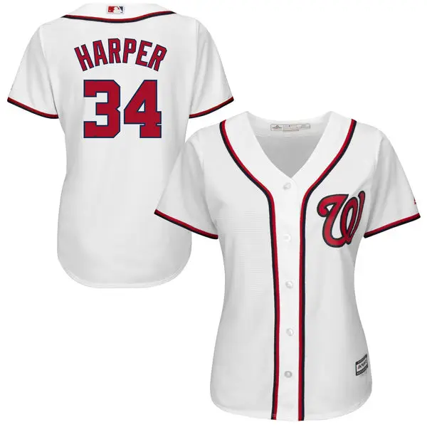 washington nationals women's jersey