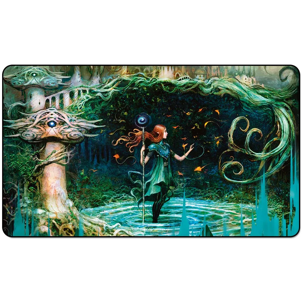 

60x35cm Size (24 x 14 inch) Magic Playmat: GROWTH SPIRAL (RAVNICA ALLEGIANCE) Playmats Board Game Mat