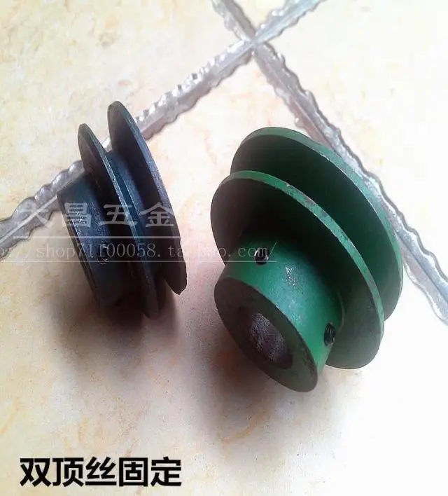 40mm OD 10mm Bore V Groove 2 Step Pulley for Belt 3//8