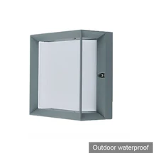 2 шт. 3 года гарантии SMD квадратный светодиодный настенный светильник Открытый водонепроницаемый северно-Европейский простой современный настенный светильник светодиодный