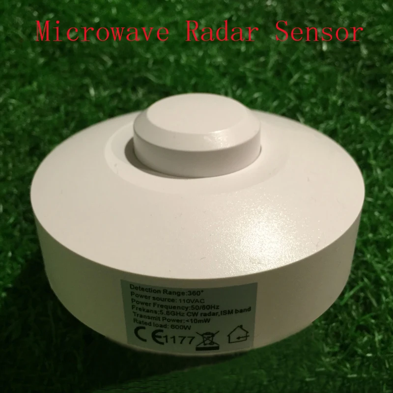 

High Quality 360 Degree 600W Microwave Smart Motion Sensor Light Radar Switch Ceiling Recessed Wall AC110V