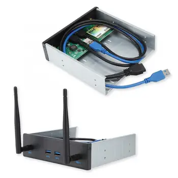 

600M Dual-band Wireless Network Card Desktop PCI-E Front Network Card AP Launch 5.25 Inch