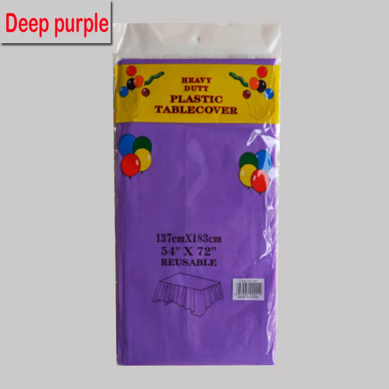 pure color tablecover 137x183cm -deep purple