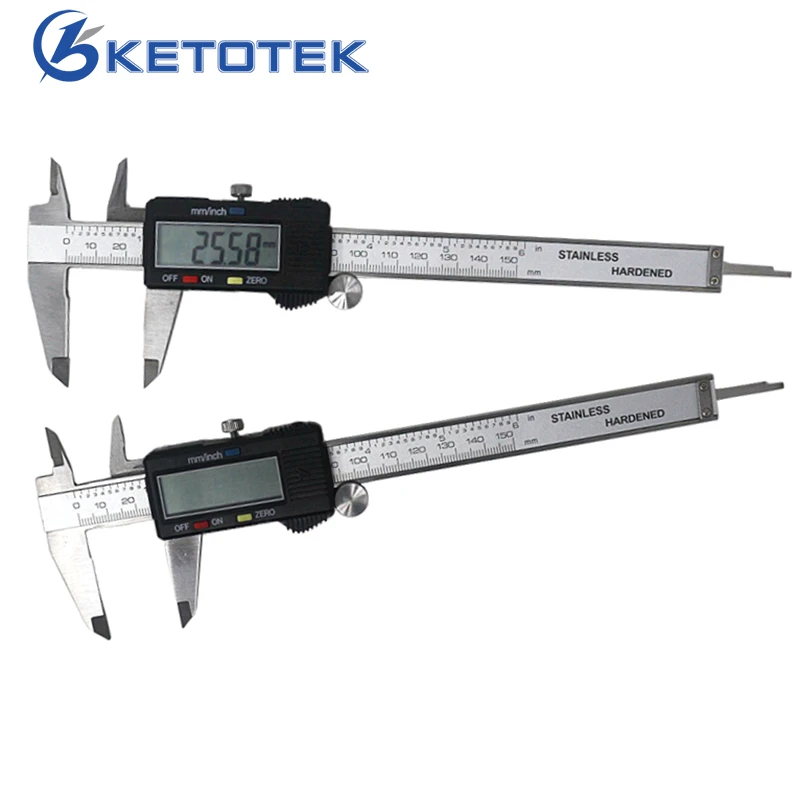 6inch Stainless Steel Caliper LCD 150mm Digital Electronic Vernier