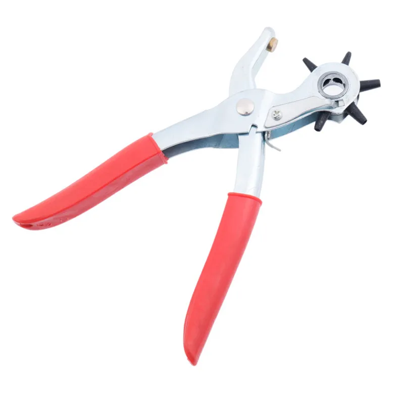 

1PC 6 Sized Belt Holes Punch Heavy Duty Leather Hole Punch Hand Pliers
