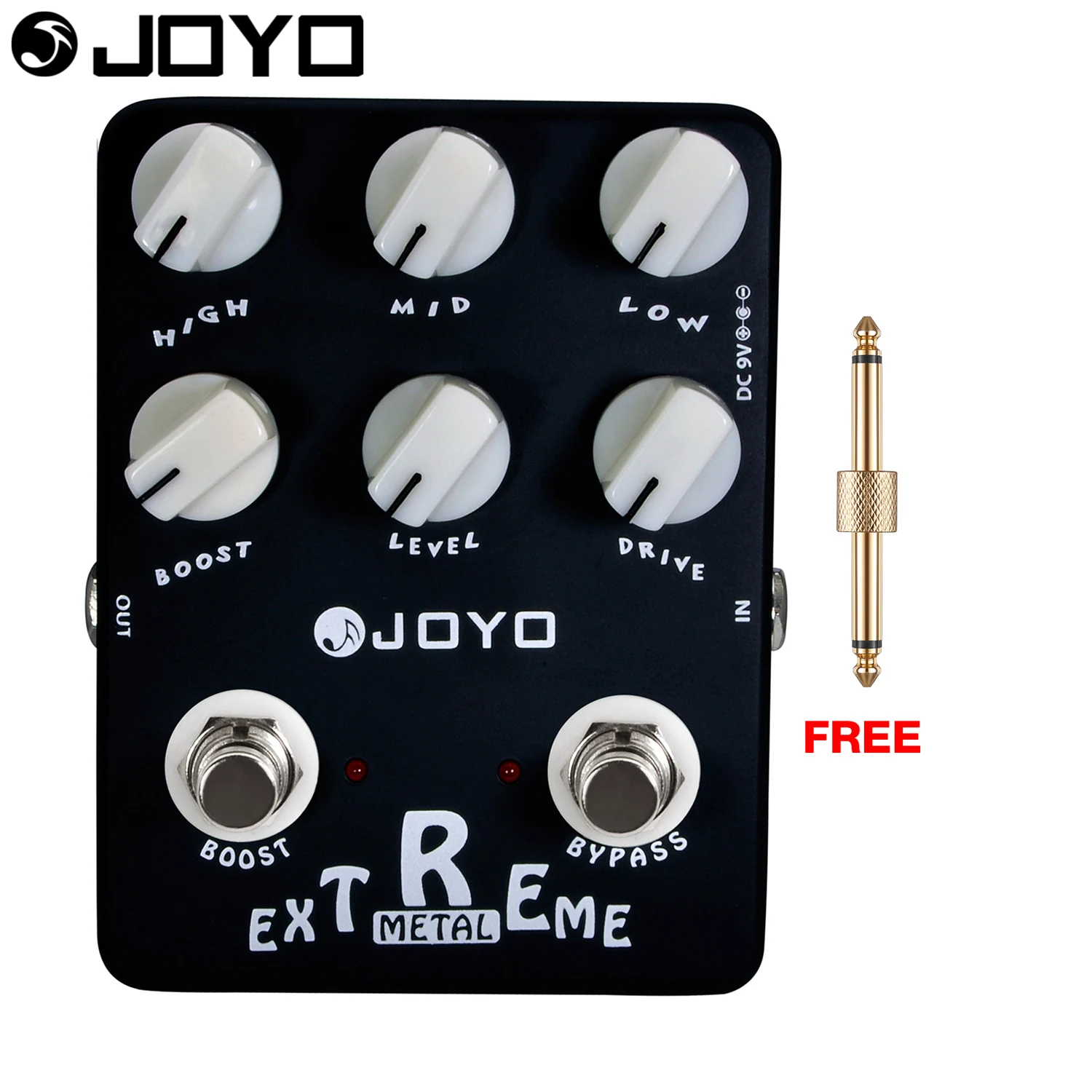 JOYO Extreme Metal Electric Guitar Effect Pedal Epic Heavy Tones True