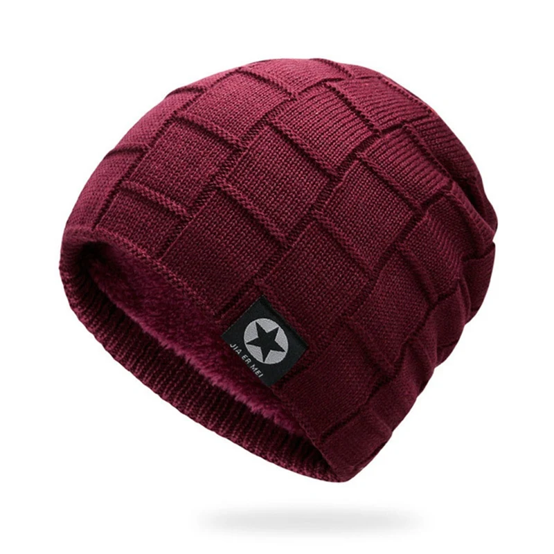SYi Qarce Мужская Зимняя вязанная шапка, супер теплая бархатная шапка раста, лучший рождественский подарок для женщин и мужчин, Шапка-бини, NM213-17