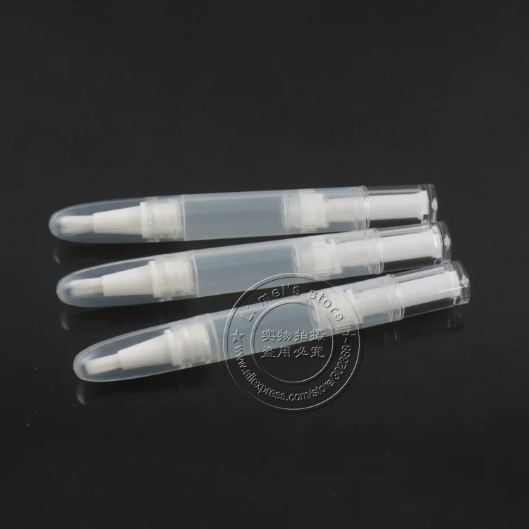 100pcs/lot 2.0ml Bullet Shap Cap Twist Up Teeth Whitening Gel Pen Nail