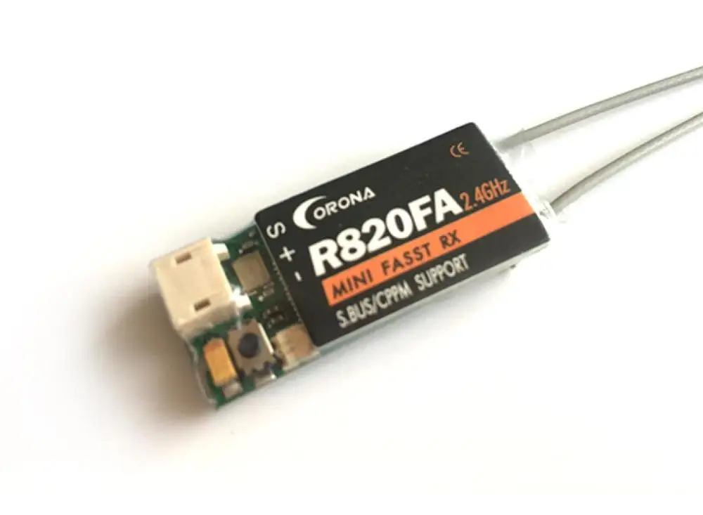 Двойная антенна Corona R820FA S.BUS CPPM совместимый мини-приемник аналогичный iRangeX FX801 FM800