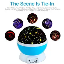 Night Light Glow Balls toys for children oyuncak Luminous children’s projector light up led Star glow in the dark