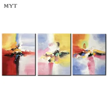 

Wholesale High Quality Abstract Oil Painting On Canvas Handmade Beautiful Colors Abstract Landscape Oil Paintings for room