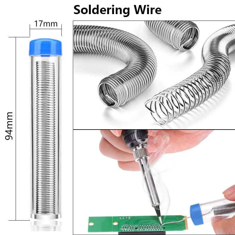 60W/90W Electric Soldering iron Set 110V 220V Adjustable Temperature Soldering Iron kit Welding Solder iron rework station Tools