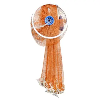 

New Upgraded Casting Nets Big Flying Disc Throwing Fishing Net Crab Fish Trap Cast Easy To Throw Throwing King Tools