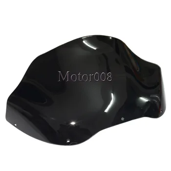 

Black 13.5" Wave Windshield For Harley Road Glide Ultra FLTRU EFI FLTRI FLTR Custom FLTRX 1998-2013