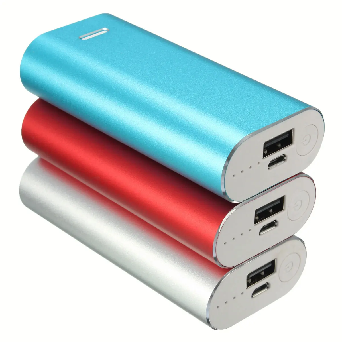 Portable Universal Popular USB DIY Power Bank Box 2x18650 Battery
