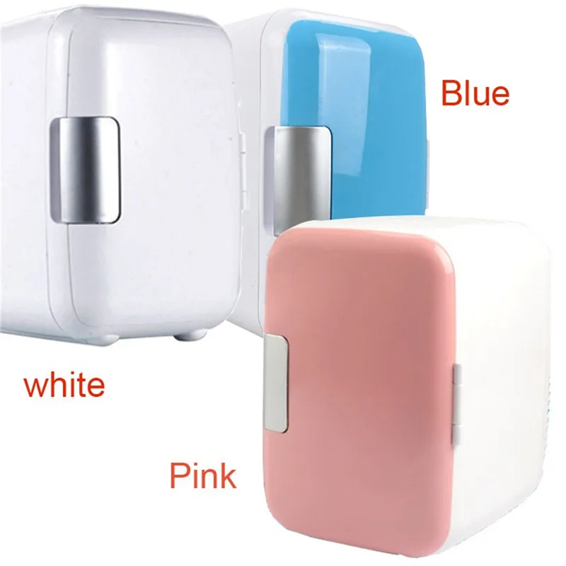 4L Mini Fridge 2 In 1 Less Noise Car Refrigerator Portable Geladeira Freezer Cooling Heating Box Fridge Fishing Camping