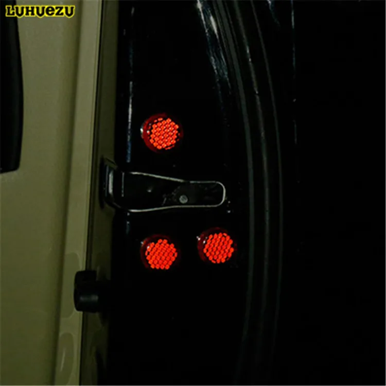 

Luhuezu New Reflective Door Lock Screw Protector Cover For Nissan X-trail Qashqai Juke Muarno Sunny Teana Alitma Versa Rogue