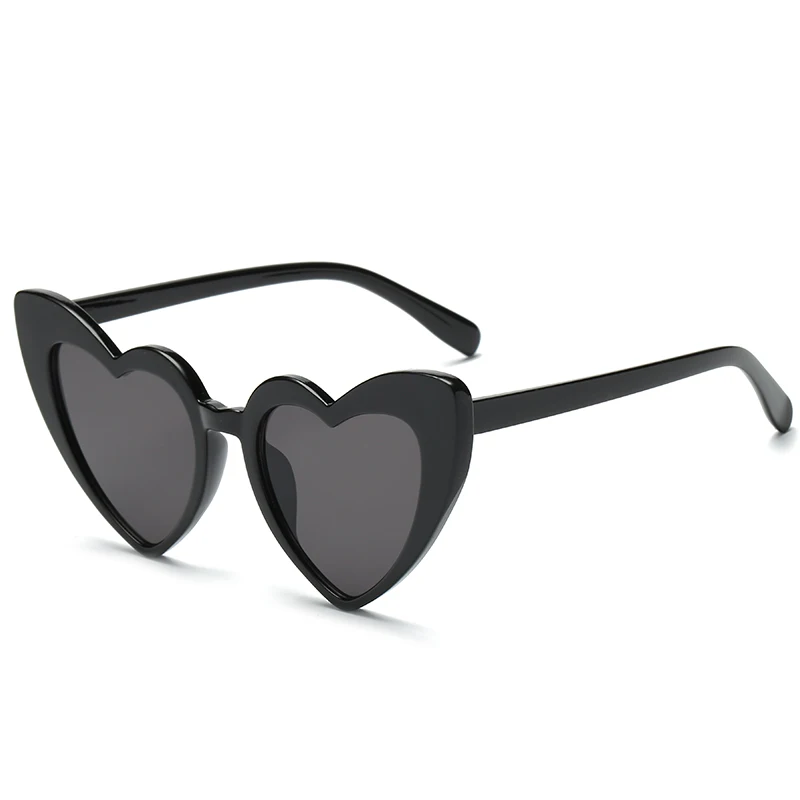 Heart Shaped Sunglasses Women Cat Eye Women Sun Glasses Luxury Brand Retro Love