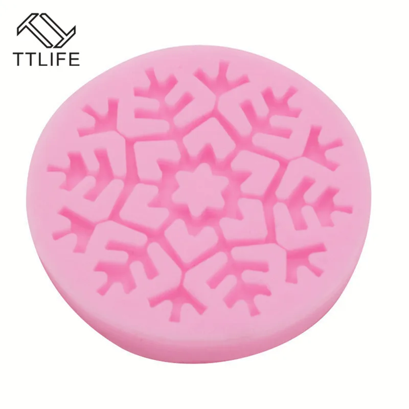 TTLIFE 3D снежинки силиконовая форма кухонные принадлежности для выпечки