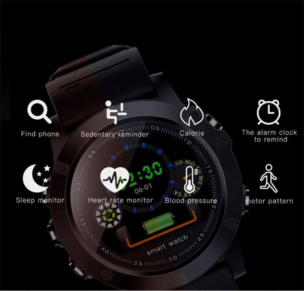 696 L11 Спорт smart watch сердечный ритм измерять кровяное давление шагомер часы IP68 Водонепроницаемый Плавание smart watch для Android IOS Телефон