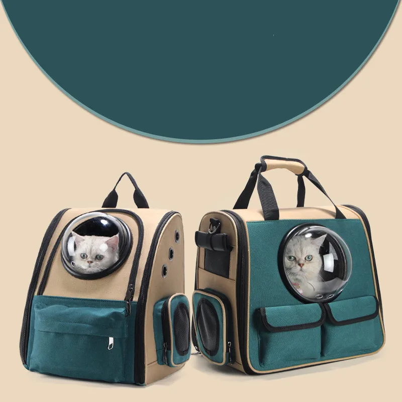

Pet Dog Durable Foldable Astronaut Bags Breathable Small Dog Cat Outdoor Travel Carrier Backpacks PB766