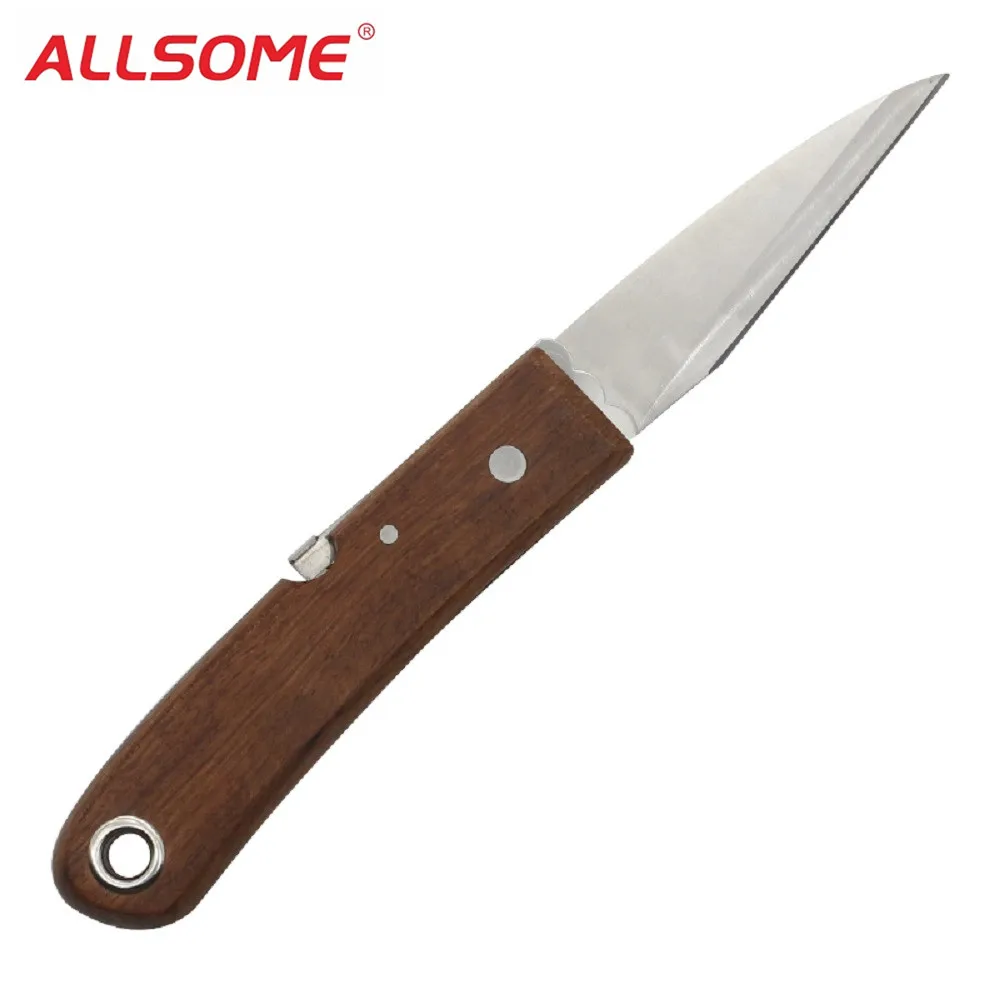 

ALLSOME Multifunctional Folding Seedling Orchards Grafting Knife Inoculation Garden Lightweight Woodworking Carving Cutting Tool