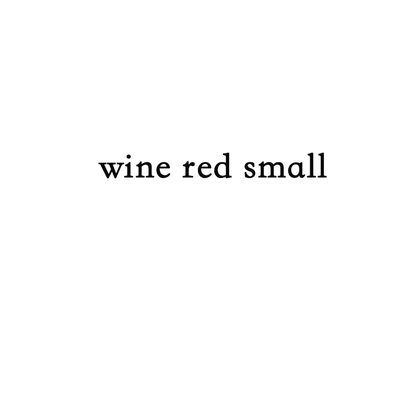 Украшения для обуви - Цвет: wine red small