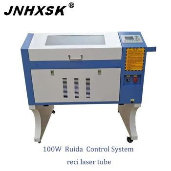 

100w W2 reci laser engraving machine 4060 Ruida system 400*600mm up and down honeycomb diy cnc for Acrylic wood, glass, etc.