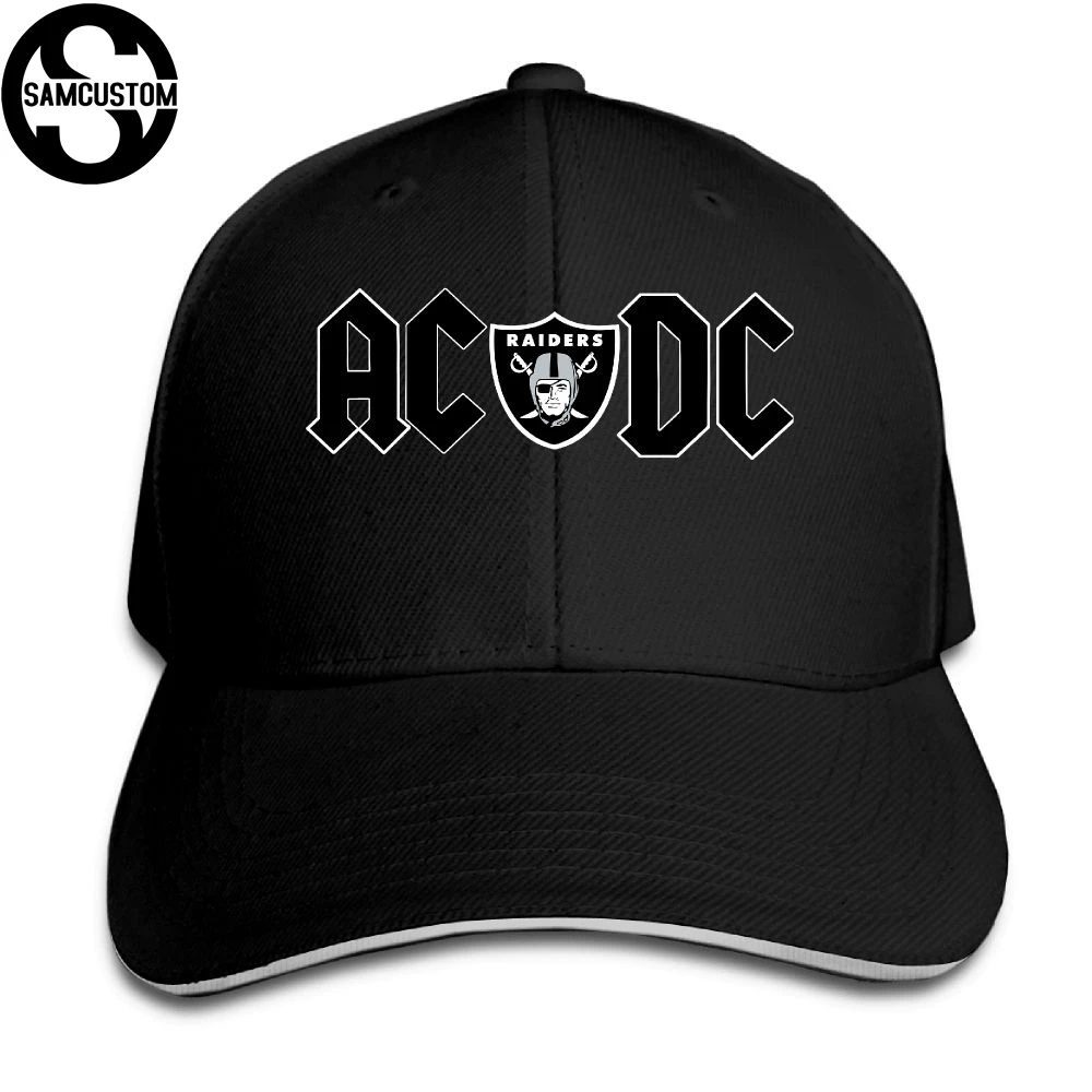 

SAMCUSTOM Four Seasons Universal Casual Cap Summer sunshade Creative acdc 3D Printing Visors Sandwich Cap