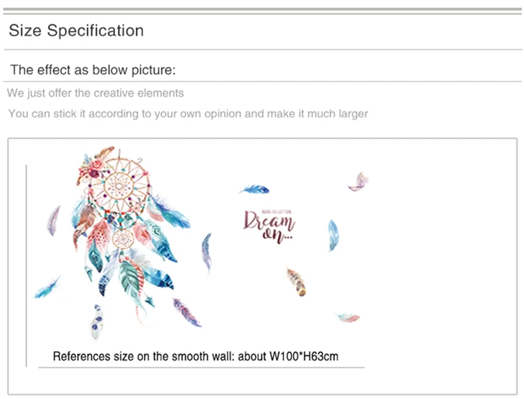 [SHIJUEHEZI] перья «Ловец снов» наклейки на стену DIY мультфильм наклейки на стены для детской комнаты Детская Спальня украшение для спальни
