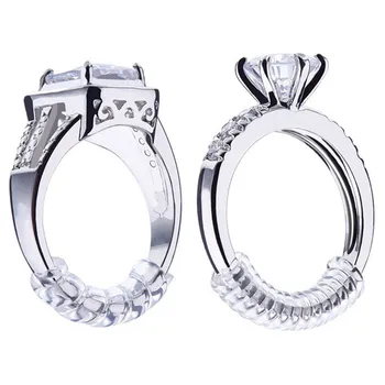 

6pcs/lot Guard Tightener Reducer Resizing Tools Jewelry Parts Vintage Spiral Based Ring Size Adjuster