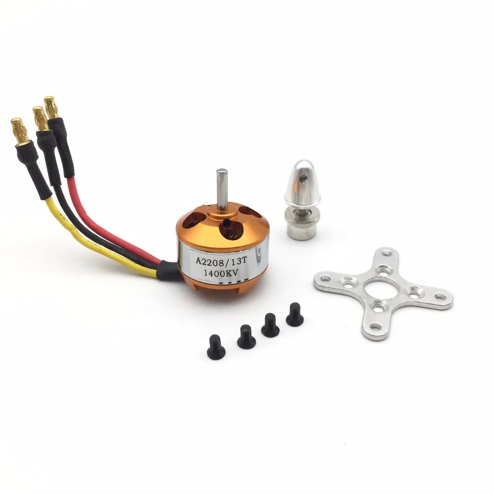 Бесщеточный мотор Outrunner 1peice XXD 2208 A2208 1100 1400 2600KV 4 с креплением для