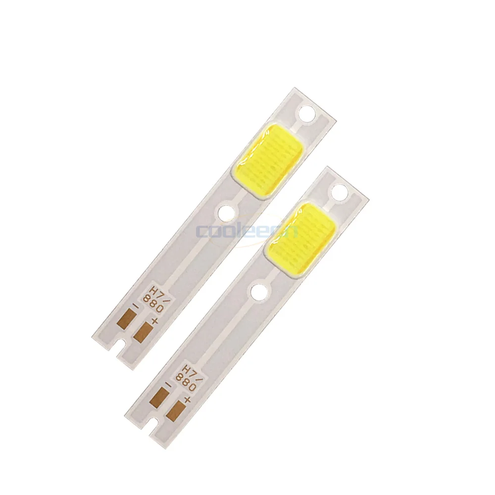

10pcs/lot H1 H7 COB LED Light H4 Hi-Lo Beam C6 Car Bulb Lighting Source H3 9005 9006 LED Lamp COB Chip for C6 Auto Lights 6500K